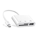 Lecteur de carte mémoire USB C vers Micro SD TF, compatible avec iPad Pro, MacBook Pro/Air, Chromebook, camera USB 3 ...