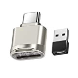 Lecteur de Carte Micro SD, Lecteur de Carte de Type C avec Adaptateur USB C, Lecteur de Carte OTG USB ...