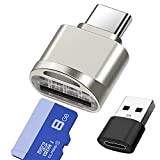Lecteur de Carte SD, USB C Lecteur de Carte Micro SD, Adaptateur de Lecteur de Carte Mémoire TF, Compatible avec ...