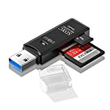 Lecteur de Carte USB 3.0, Seminer High Speed 2-Slot USB 3.0 Reader/Writer pour Toutes Les Cartes SD, SDHC, SDXC, Micro ...