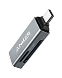 Lecteur de Carte USB-C 2-en-1 Anker - Lecteur de Carte mémoire pour Cartes DXC, SDHC, SD, MMC, RS-MMC, Micro SDXC, ...