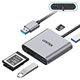 Lecteur de Cartes XQD, Unitek Adaptateur pour Lecteur de Cartes mémoire USB 3.1 XQD/SD/TF avec Vitesse Rapide USB3.0x2 jusqu'à 5Gbps, ...