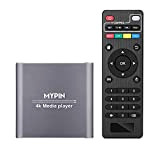 Lecteur Multimédia 4k HDMI, MYPIN Mini HD Media Player TV pour 8TB HDD/ Clé USB / Carte TF / H.265 ...