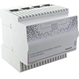 Legrand 413009 Switch Modulaire pour mise en Réseau Informatique 4 Sorties RJ45 1Gigabit - IP20 IK04, 4 Modules