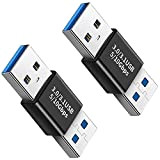 LEIZHAN Adaptateur USB 3.0 Mâle vers USB 3.0 Mâle, OTG Adaptateur 3.0 USB A vers 3.0 USB A, OTG Connecteur ...