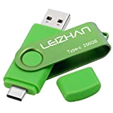 LEIZHAN Clé USB 3.0 256Go Flash Drive USB Type C OTG Pendrive USB pour Huawei Samsung Smartphone Android de Type ...