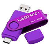 leizhan Clé USB 3.0 64 Go Flash Drive USB Type C OTG Pendrive USB pour Huawei Samsung Smartphone Android de ...