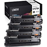 LEMERO Lot de 4 Cartouches de Toner CF279A 79A Compatibles avec HP 79A CF279A pour HP Laserjet Pro M12W M26NW ...