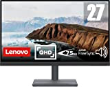Lenovo Ecran L27q-35, 27 Pouces QHD, IPS, HDMI, DisplayPort, 4 ms, Freesync, sRGB 99% et Certification Eyesafe