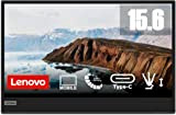 Lenovo L15 - Écran Portable 15.6" (FHD, IPS, 60Hz, 6ms, USB-C, USB 2.0, Cable USB-C vers USB-C) Réglage en Inclinaison ...