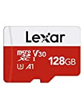 Lexar Carte Micro SD 128 Go, Carte Mémoire microSDXC + Adaptateur SD, microSD Vitesse de Lecture Allant jusqu'à 100 Mo/s, ...