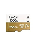Lexar Carte Micro SD 256 Go Professional 1000x, Carte Mémoire microSDXC + Adaptateur SD, microSD Vitesse de Lecture Allant jusqu'à ...