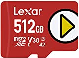 Lexar Play Carte Micro SD 512 Go, Carte microSDXC UHS-I, Jusqu'à 150 Mo/s en Lecture, Carte TF Compatible avec Nintendo ...