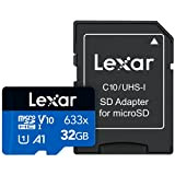 Lexar Professional 633x Carte Micro SD 32 Go, Carte microSDHC UHS-I, Jusqu'à 100 Mo/s en Lecture, Carte TF pour Smartphones, ...
