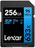 Lexar Professional 633x Carte SD 256 Go, Carte SDXC UHS-I, Jusqu'à 95 Mo/s en Lecture, pour DSLR milieu de gamme, ...
