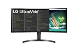 LG UltraWide 35WN75C-B Moniteur 35", format 21:9 ultra-large, dalle VA résolution UWQHD (3440x1440), 5ms GtG 100Hz, HDR 10, sRGB 99%, ...