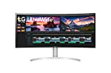 LG UltraWide 38WN95C-W Moniteur ultra large incurvé 38" - Nano IPS résolution UWQHD+ (3840x1600), 1ms GtG 144Hz, HDR 600, DCI-P3 ...