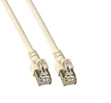 Ligawo ® Patch Prime câble 5m RJ45 Cat5e FTP 300MHz feuille Bouclier gris - Câble de réseau avec collier de ...