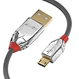 LINDY 36650 Câble USB 2.0 Type A vers Micro-B 0.5 M