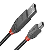 LINDY 36720 Câble USB 2.0 type A vers mini-B Noir 0,2 m