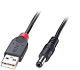 LINDY Câble Adaptateur USB A vers Prise DC 5,5/2,5mm