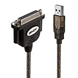 LINDY - Câble Adaptateur USB vers Port d'Imprimante Parallèle, Longueur: 1.5 m