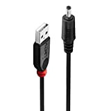 LINDY Câble Adaptateur USB vers Prise DC 1,35/3,5mm, 1,5m