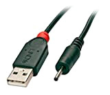 LINDY Câble Adaptateur USB vers Prise DC 2,35/0,7mm, 1,5m