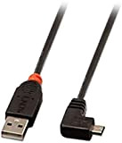 Lindy Câble USB 2.0 type A / micro-B coudé, 0,5m