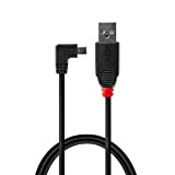 LINDY Câble USB 2.0 type A/mini-B coudé, 0,5m