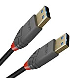 LINDY - Câble USB vers USB 3.2 A/A, Anthra Line 5 Mètre, Câble avec Transfert de Données de 5Gbps| Compatible ...