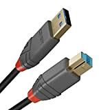 LINDY - Câble USB vers USB 3.2 A/B, Anthra Line 1 Mètre, Câble avec Transfert de Données de 5Gbps| Compatible ...