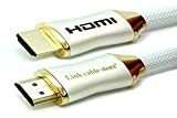 LINK CABLE STORE - ORION Ultimate - 7,5 M - Câble HDMI 1.4 - 2.0 - 2.0 a/b - Blanc ...