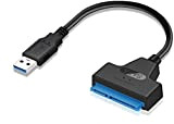 Link-e : Cable Adaptateur Convertisseur USB 3.0 vers SATA III Compatible avec Disque Dur SATA 2.5" vers PC