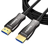 LiNKFOR Câble HDMI Fibre Optique 30M Câble HDMI 2.0 Supporte 4K@60Hz 18 Gbit / s Câble HDMI Optique Support YUV ...