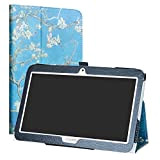 LiuShan Slim PU Cuir Etui et Pliable Stand Folio Housse Coque Couverture pour 10.1" Archos Access 101 3G Tablet (Pas ...
