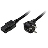 LogiLink CP090 Câble d'alimentation Schuko-C13 1,80 m Noir