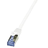 LogiLink PrimeLine Câble réseau Cat6A S/FTP AWG26 PIMF LSZH 15 m Blanc