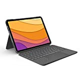 Logitech Combo Touch iPad Air (4e et 5e gén - 2020, 2022) Etui Clavier - Clavier Rétroéclairé Détachable avec Support, ...