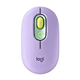 Logitech POP Mouse, Souris Sans Fil avec Emojis Personnalisables, Technologie SilentTouch, Défilement Précision/Vitesse, Design Compact, Bluetooth, USB, Multidispositifs, Compatible OS ...