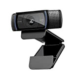 Logitech Webcam C920 HD Pro, Appels et Enregistrements Vidéo Full HD 1080p, Gaming Stream, Deux Microphones, Petite, Agile, Réglable, PC/Mac/Portable/Tablette/Chromebook ...