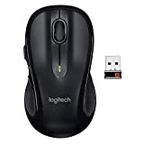 Logitech Wireless Mouse M510, Souris laser, 5 bouton(s), 2.4 GHz, recepteur Unifiying, sans fil,USB, PC/Mac/Portable/Chromebook - Noir