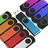 Lot de 10 1Go USB 2.0 Flash Drive Rotatif Couleurs Mixtes Clé USB