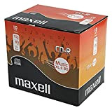 Lot de 10 CD-R Audio Maxell 80 Min., livrés dans boîtier plastique 10mm