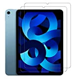 [Lot de 2] XunyLyee Protection Écran pour iPad Air 5/4 (Modèle 2022/2020, 5e/4e Génération), Film de Protection Verre Trempé pour ...