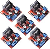Lot de 5 modules Dual H pour contrôleur de moteur Arduino L298N
