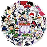 Lot de 50 Hunter X Hunter Autocollant japonais dessin animé gon freecss whale islandais vinyle autocollant pour ordinateur portable, gourde, ...