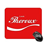 Louis Theroux Coca Cola Tapis de Table de Jeu antidérapant Haute Vitesse, Tapis de Souris de Base en Caoutchouc carré ...
