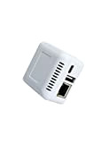LOYALTY-SECU Mini Serveur d'impression réseau pour imprimante USB 2.0 Blanc sans WiFi