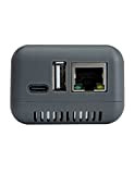 LOYALTY-SECU Serveur d'impression réseau Ethernet vers USB pour Impression d'imprimante USB2.0 Gris Pas de WiFi